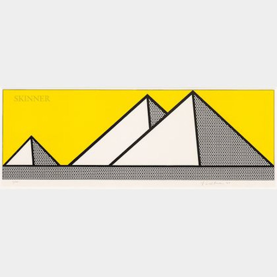 Pyramids by Roy Lichtenstein