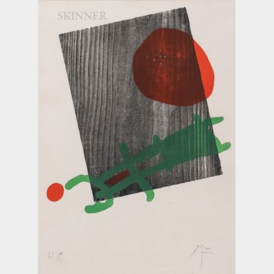 Poster for A toute épreuve de Paul Eluard by Joan Miró
