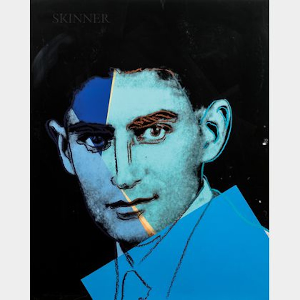 Franz Kafka , from Ten Portraits of Jews of the Twentieth Century by Andy Warhol