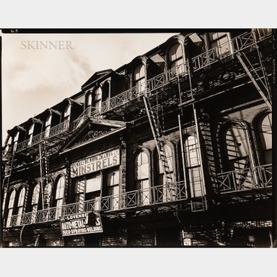 Gus Hill"s Minstrels by Berenice Abbott