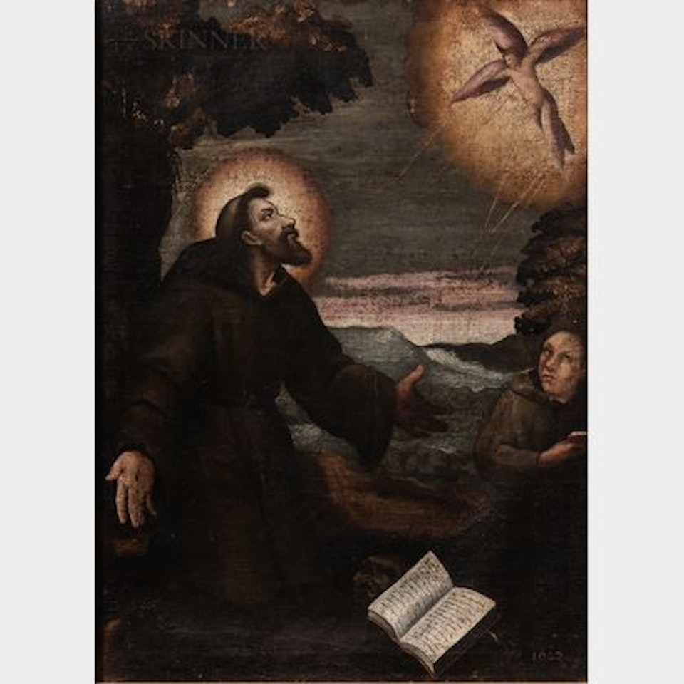 St. Francis Receiving the Stigmata by Continental School