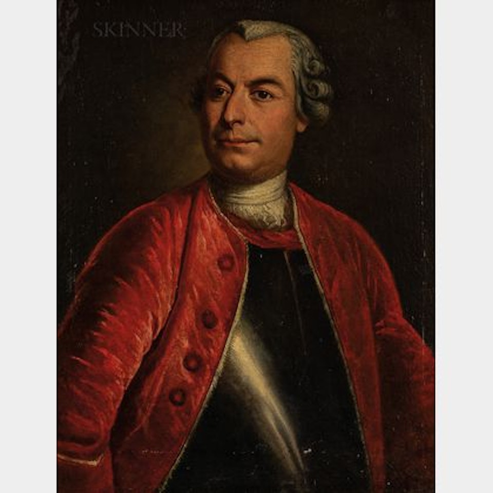 Gentleman in Red Velvet Coat by Continental School