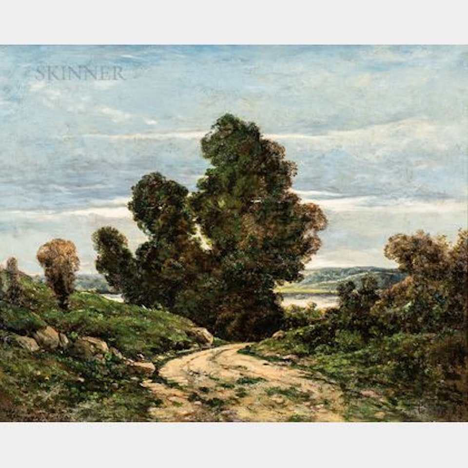 Cart Path, Loire Valley by Henri Harpignies