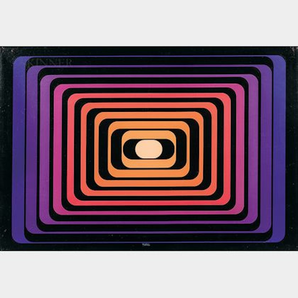 Progression Polychrome B by Jean-Pierre Yvaral