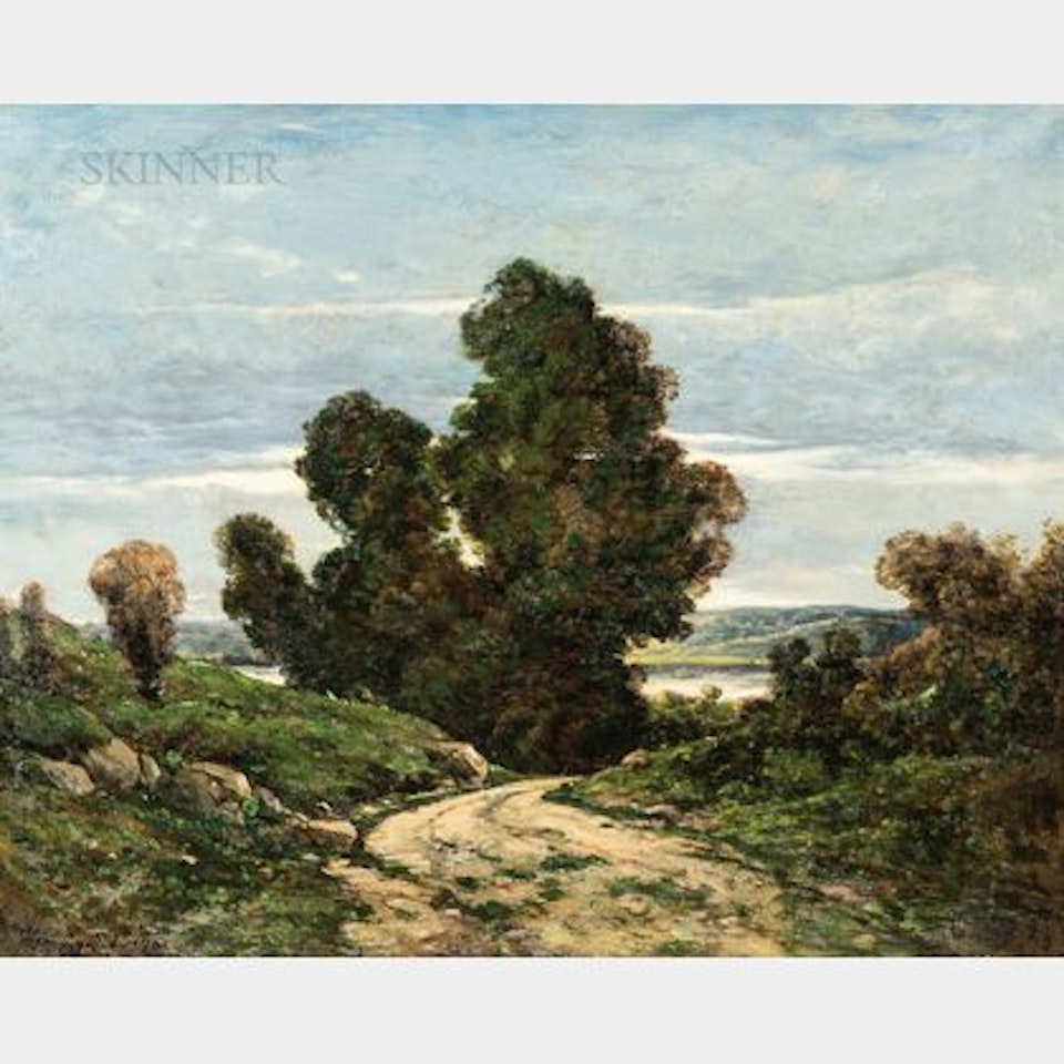 Cart Path, Loire Valley by Henri Harpignies
