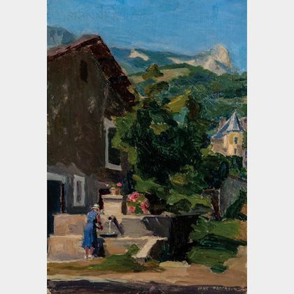 Landscape Near Saint-Paul de Vence, France by Jane Peterson