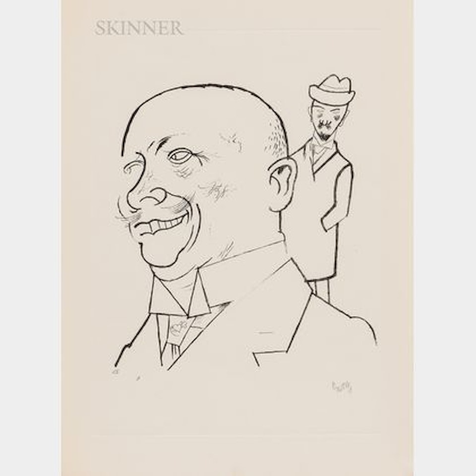 Charakterkopf; plate 15 from Ecce Homo by George Grosz