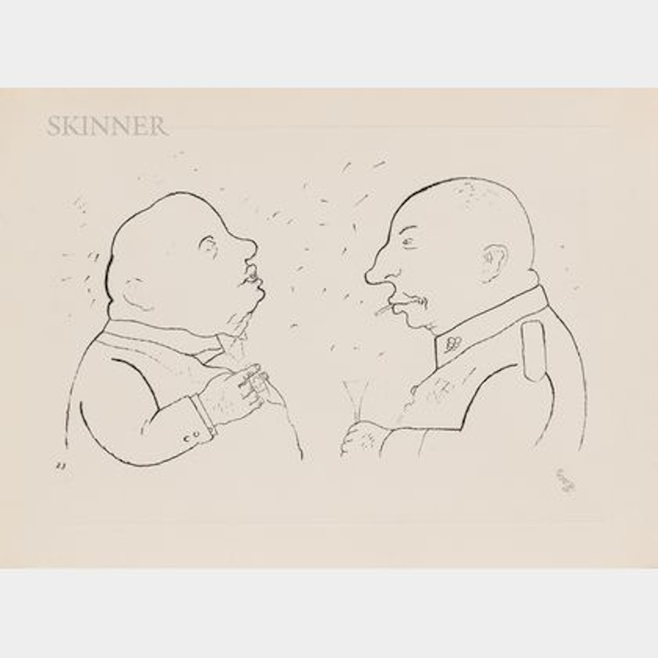 Die Verantwortlichen; plate 23 from Ecce Homo by George Grosz
