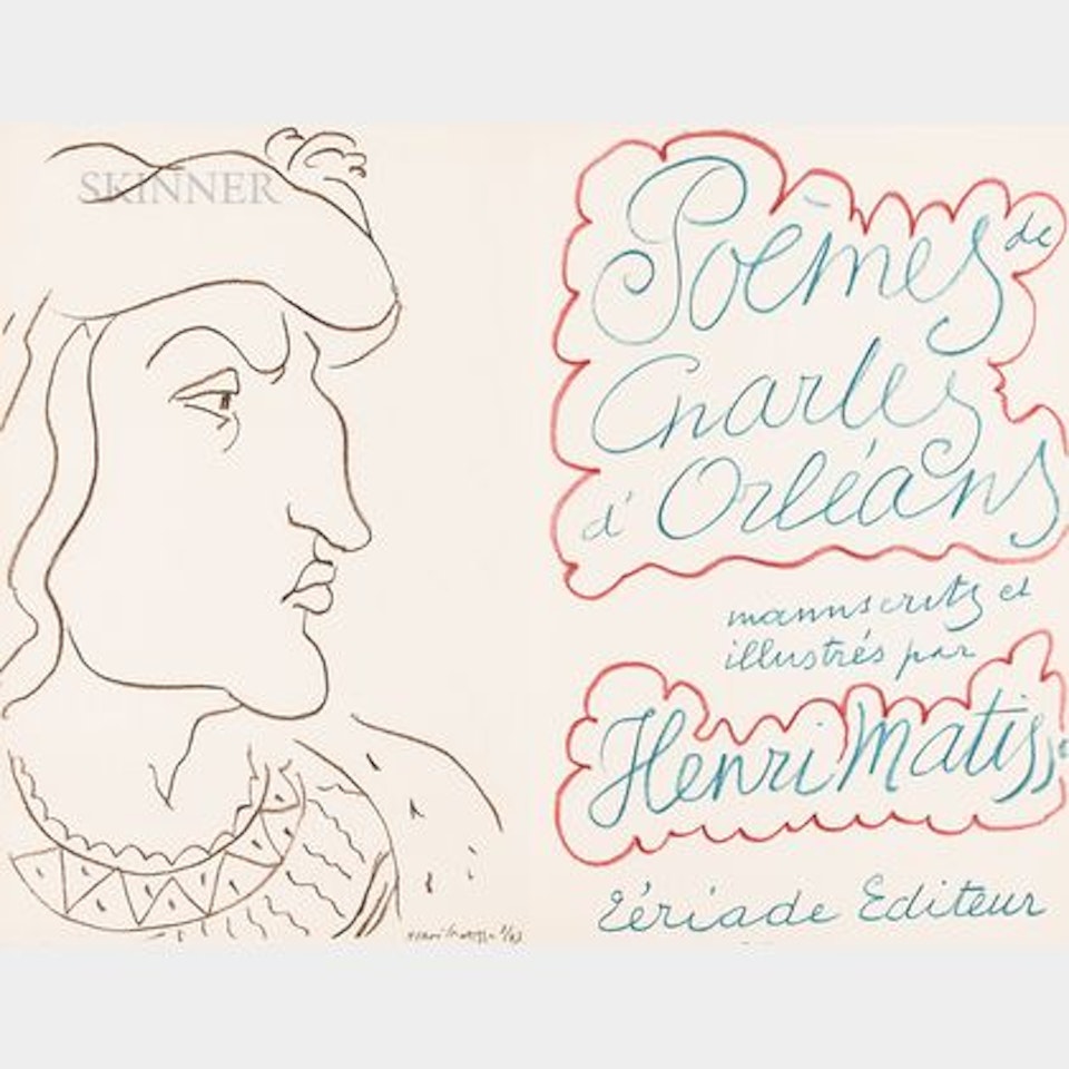 Poèmes de Charles d"Orléans manuscrits et illustrés par Henri Matisse by Henri Matisse