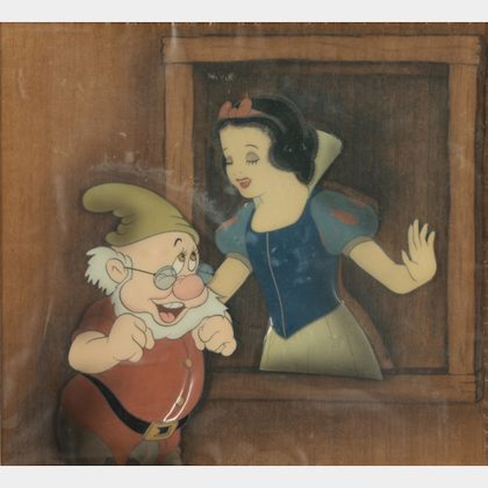 Production Cel from Snow White and the Seven Dwarfs by Walt Disney Studios