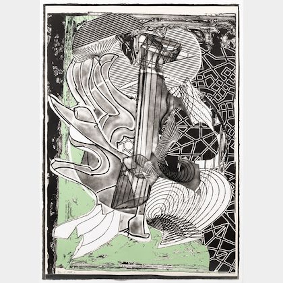 The Fossil Whale , from the series by Frank Stella
