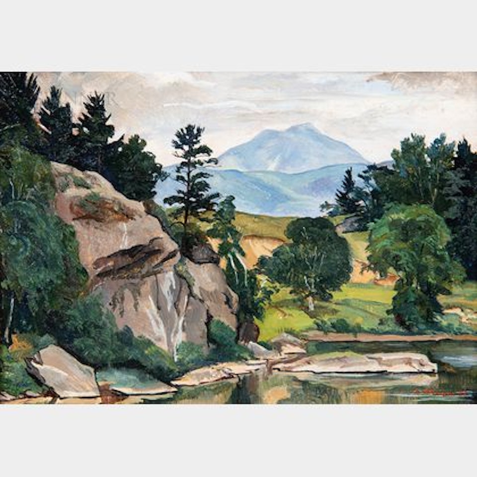 Vermont in Summer (View of Camel"s Hump) by Luigi Lucioni