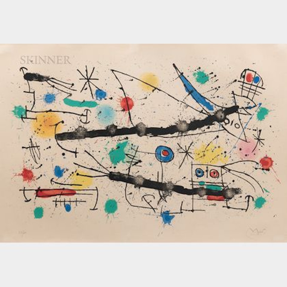 Le grand jardin , from Quelque fleurs pour des amis by Joan Miró