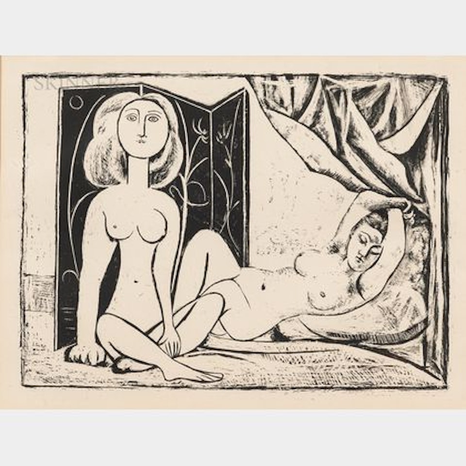 Les deux femmes nues by Pablo Picasso