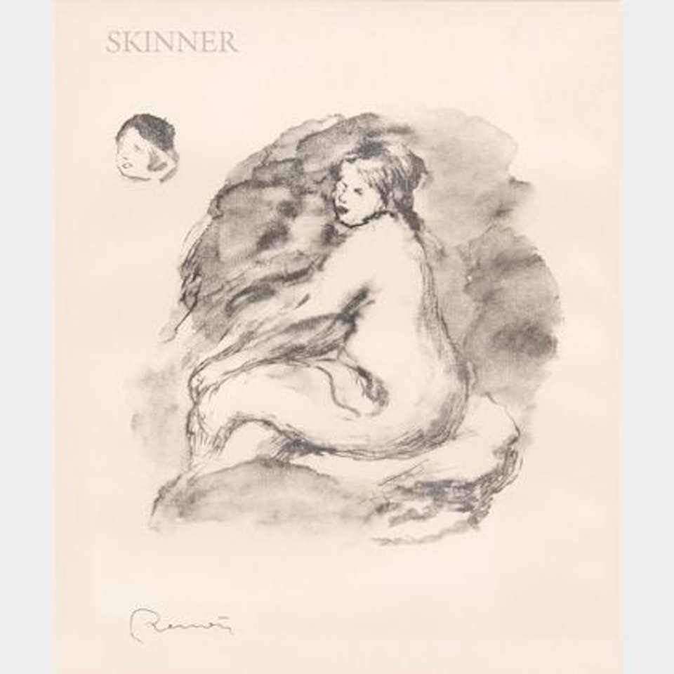 Étude de femme nue, assise, variante by Pierre-Auguste Renoir