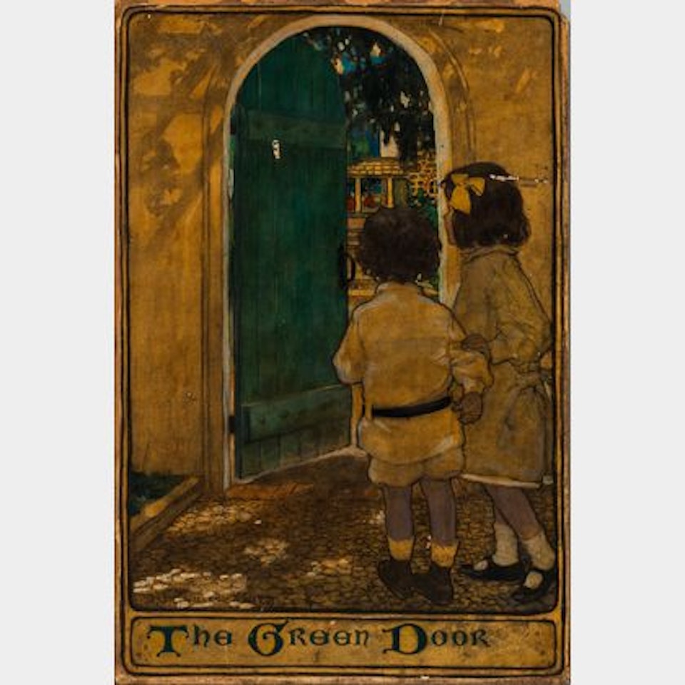 The Green Door by Jessie Willcox Smith