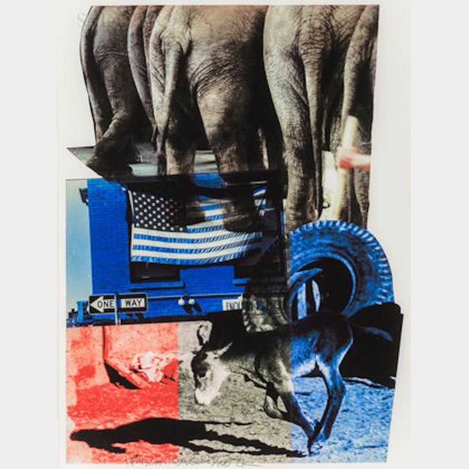 Hillary Rodham Clinton Campaign Print by Robert Rauschenberg