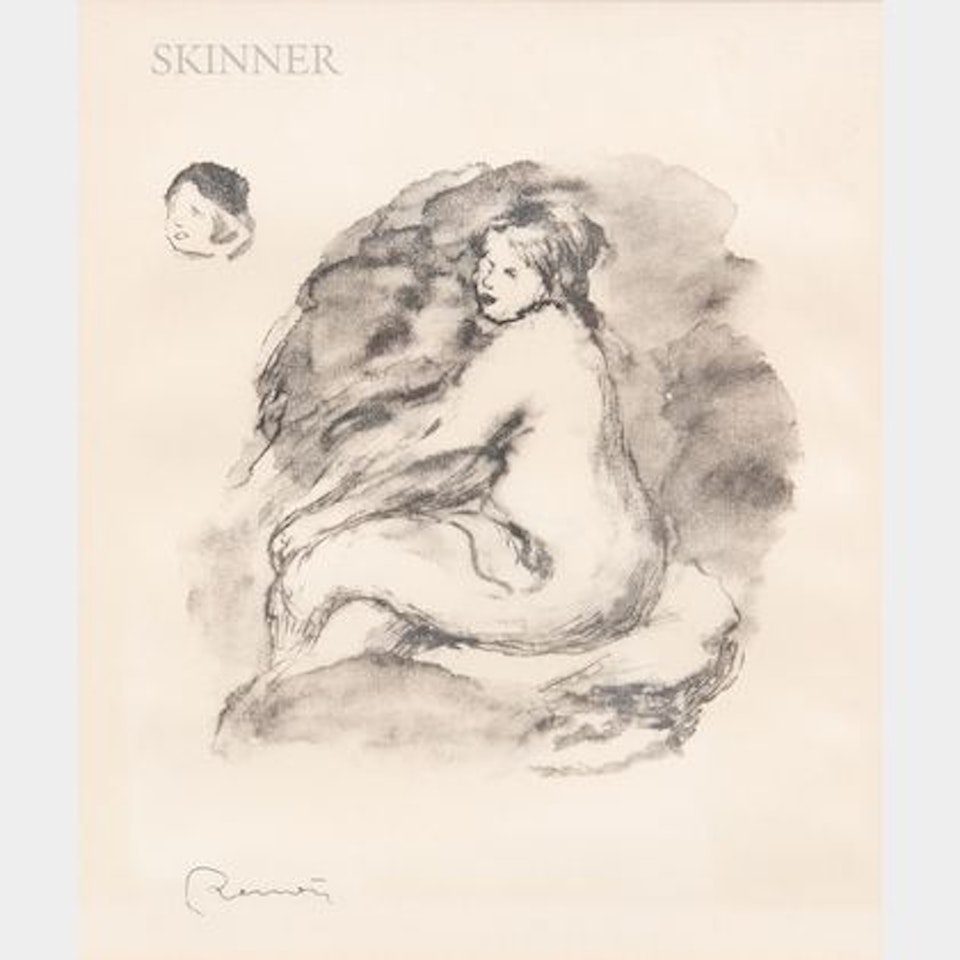 Étude de femme nue, assise, variante by Pierre-Auguste Renoir