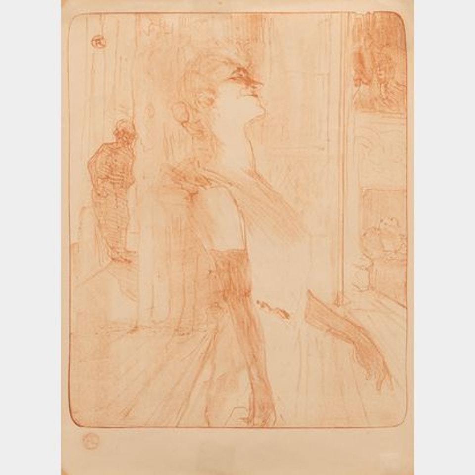 Yvette Guilbert, sur la Scène by Henri de Toulouse-Lautrec
