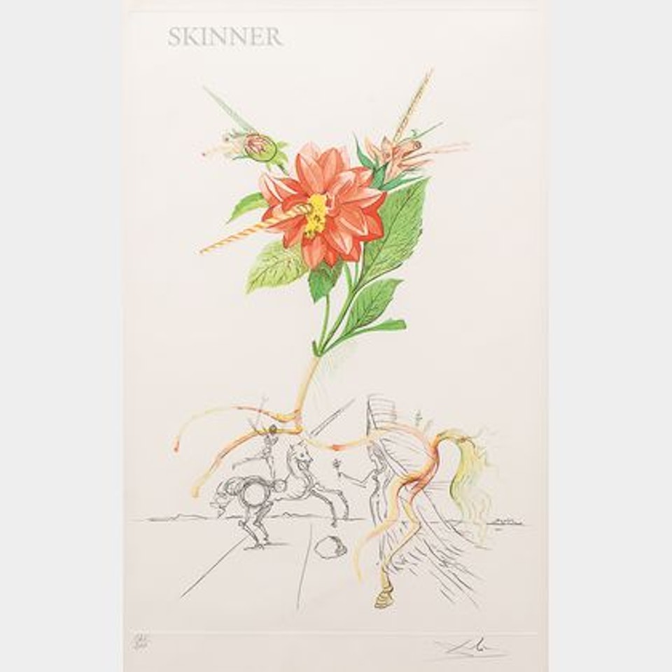 Dahlia unicornis , from Flora Dalínae by Salvador Dali