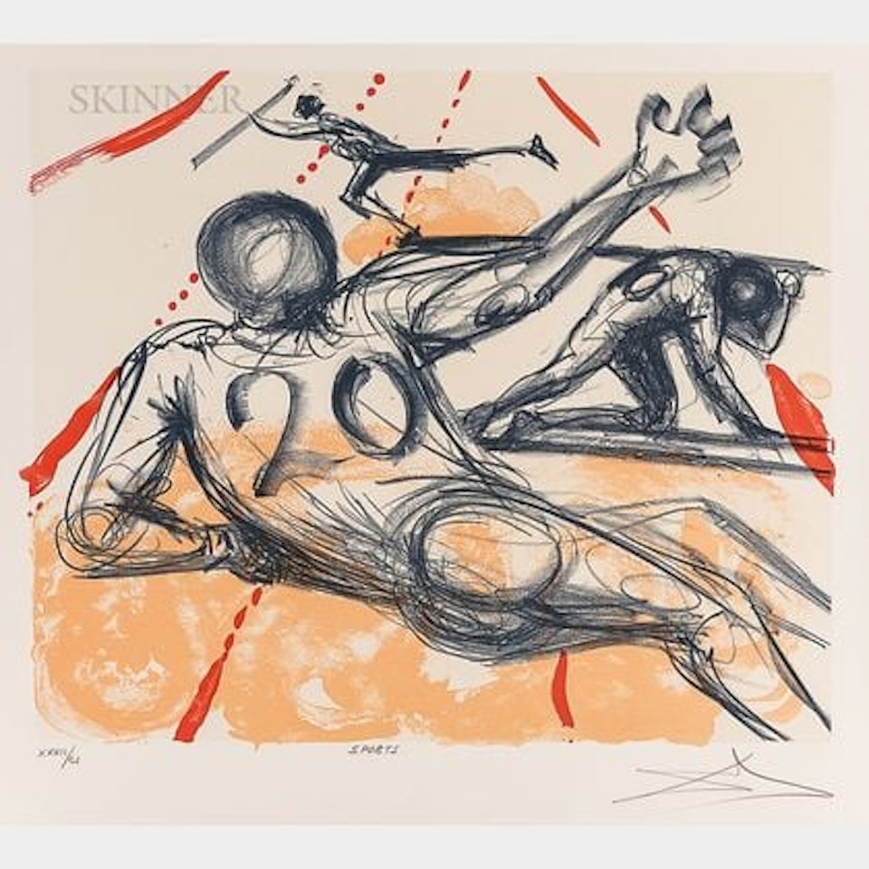 Sports /A Suite of Two Prints by Salvador Dali