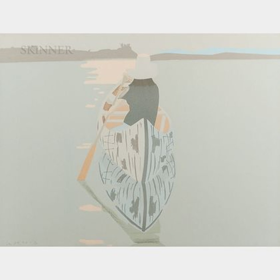 Good Afternoon II (Gray Rowboat) by Alex Katz
