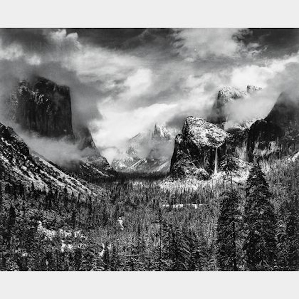 Clearing Winter Storm, Yosemite National Park, California by Ansel Adams