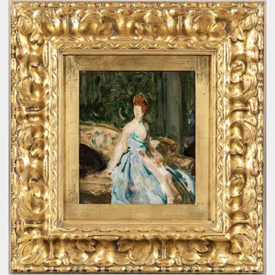 Lady in Blue by Continental School