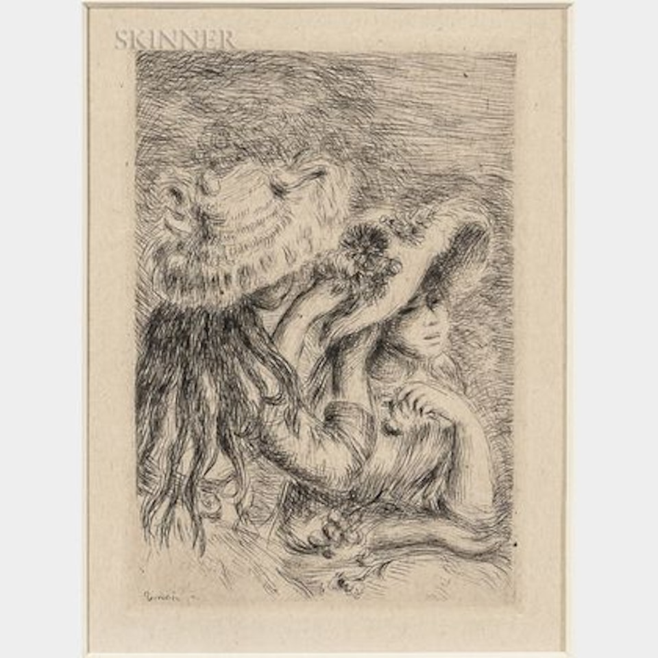 Le Chapeau Épinglé, 3e planche by Pierre-Auguste Renoir