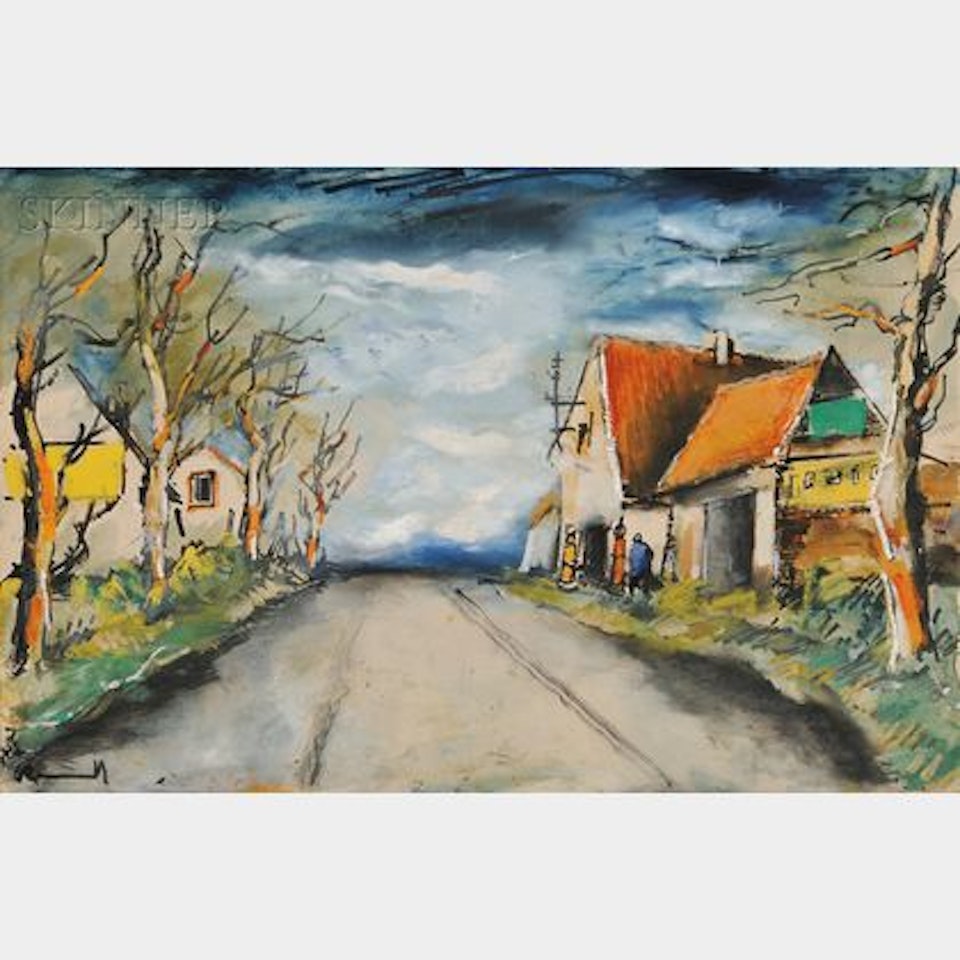 Village Street by Maurice de Vlaminck