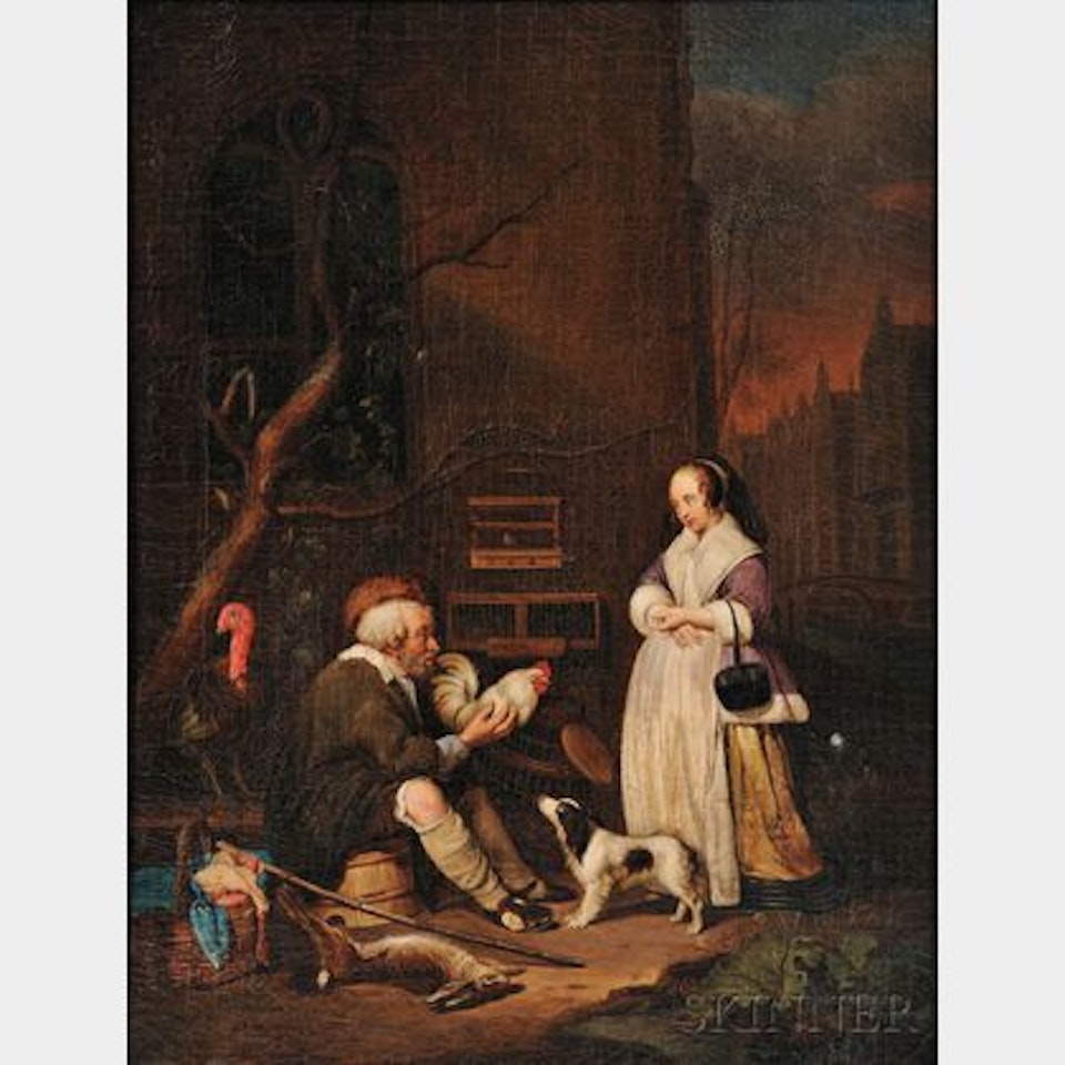 At the Market by Dutch School