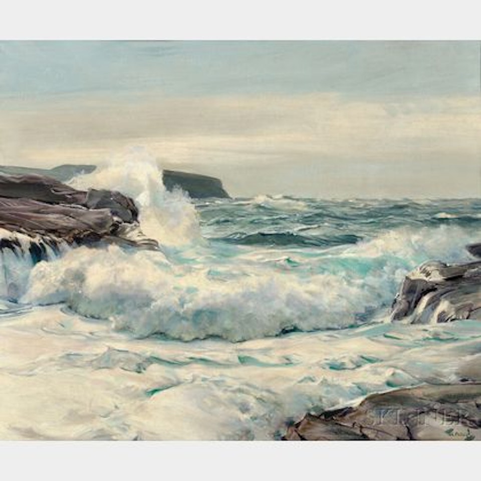 Surf at High Noon by Frederick Judd Waugh