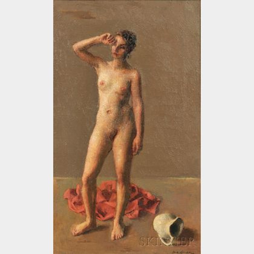 Figure Study #9 by Robert Brackman