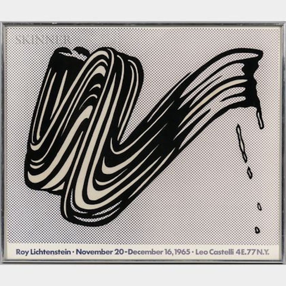 Brushstroke by Roy Lichtenstein