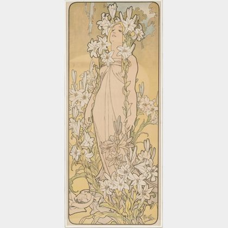 Les Lys , from Les Fleurs by Alphonse Mucha