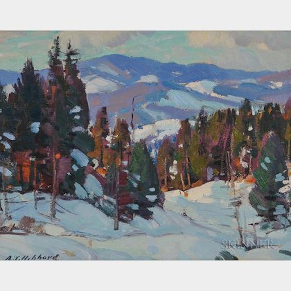 Winter Forest by Aldro Thompson Hibbard