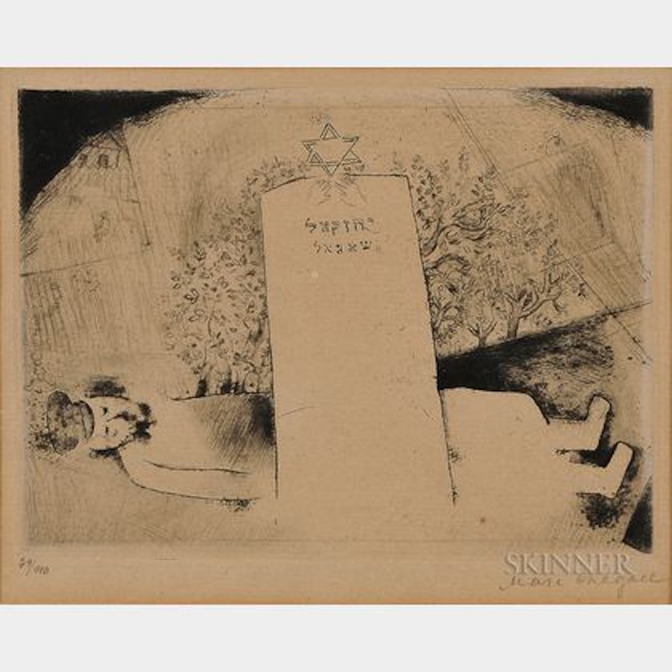 Grab des Vaters , from Mein Leben by Marc Chagall