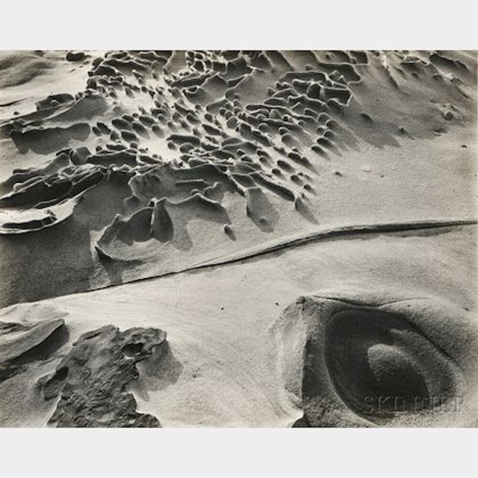 Sandstone Erosion, Point Lobos by Edward Weston
