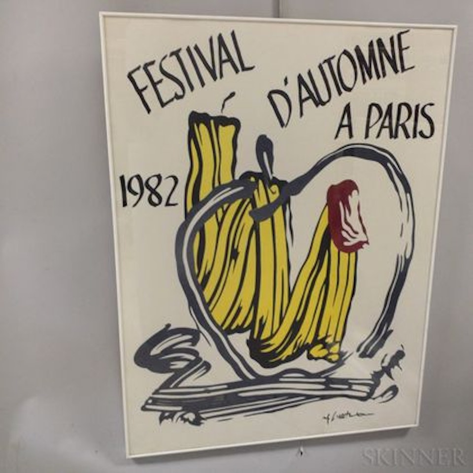 Poster for Festival d"Automne à Paris by Roy Lichtenstein