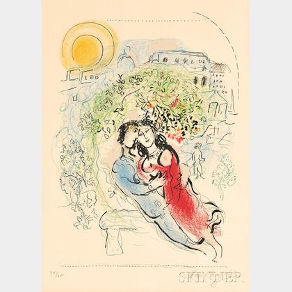 Le square de Paris by Marc Chagall