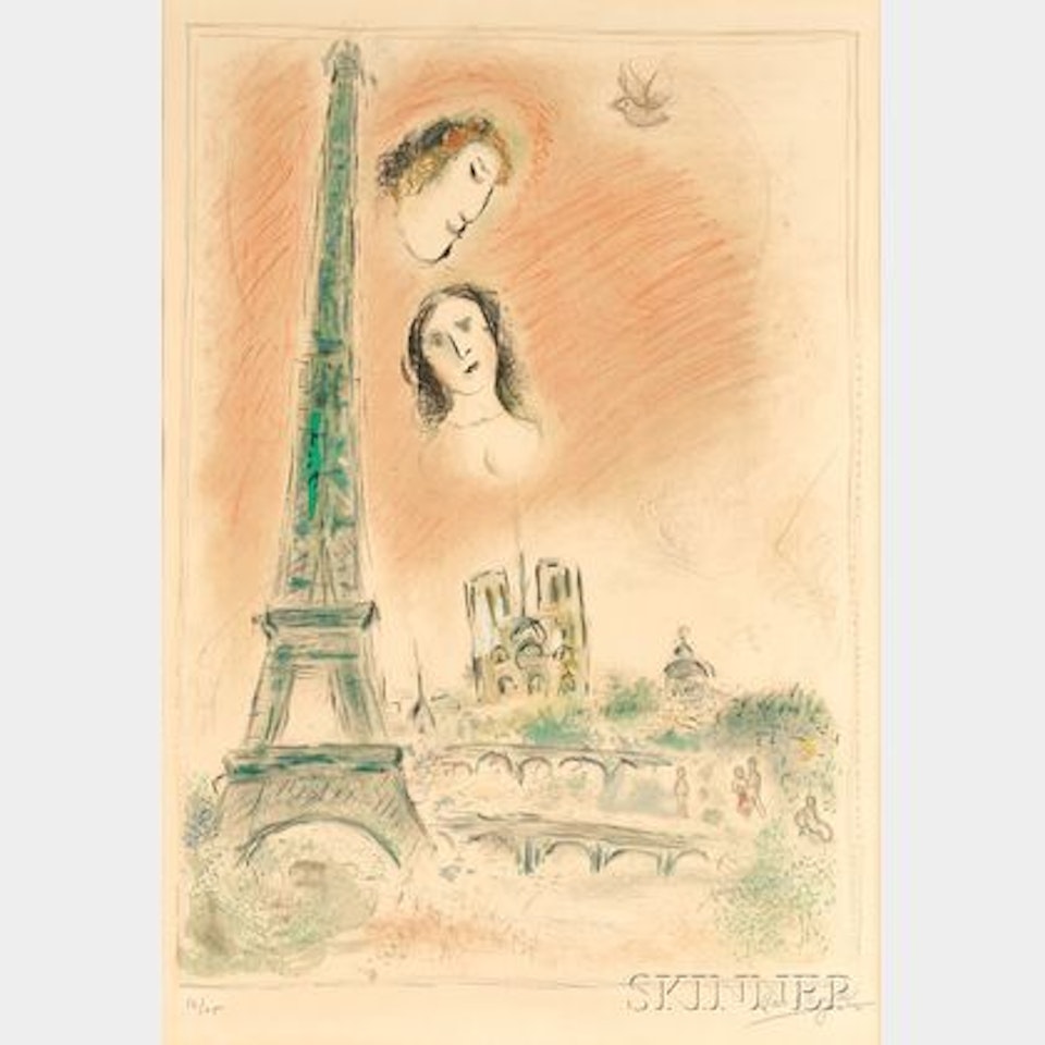 Le rêve de Paris by Marc Chagall