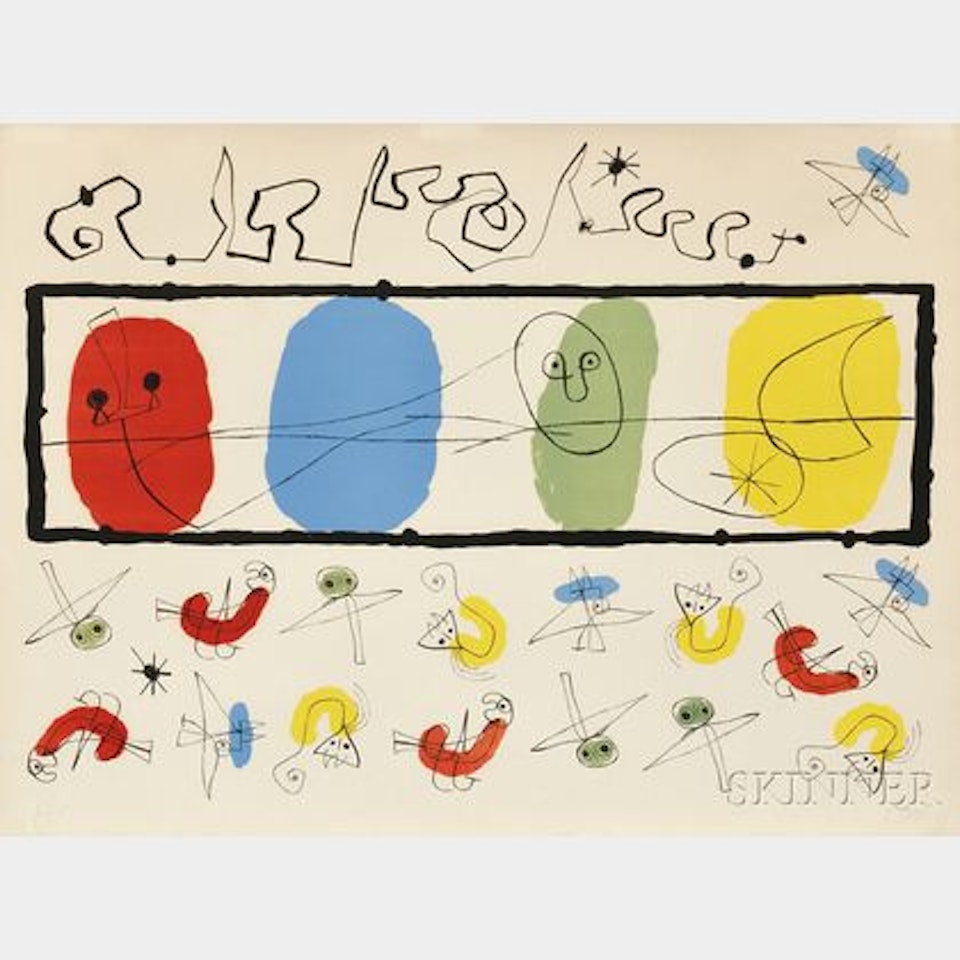 Les oiseaux by Joan Miró