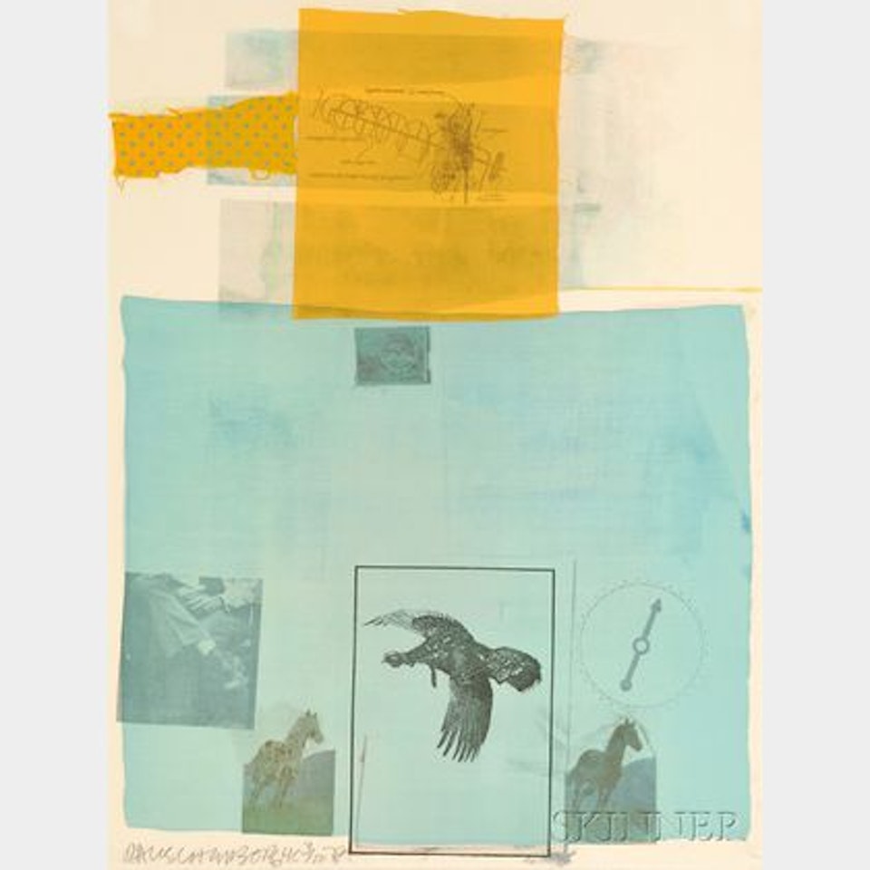 Why You Can"t Tell #I , from The Suite of Nine Prints by Robert Rauschenberg