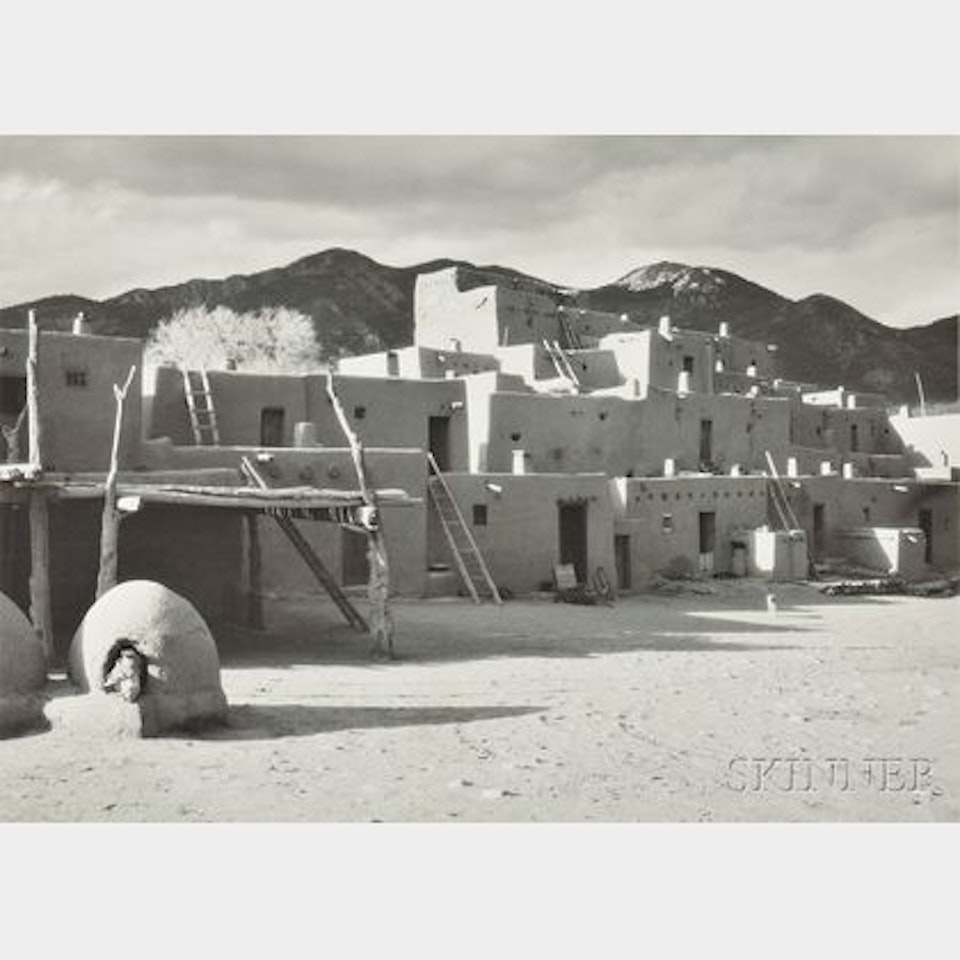 North House, Taos Mountain by Ansel Adams
