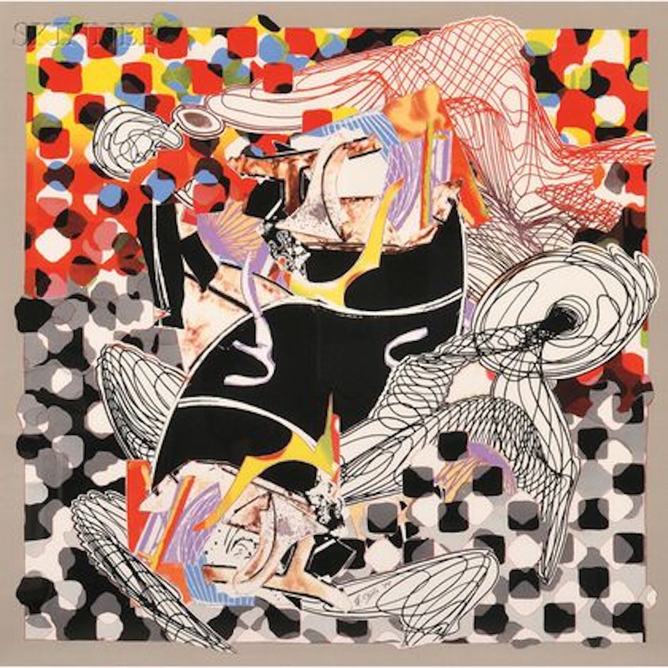 The Whale Watch Shawl by Frank Stella