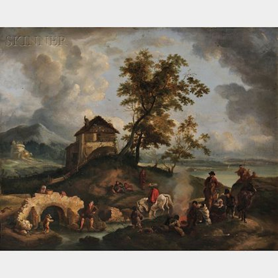 Pastoral Landscape by Dutch School