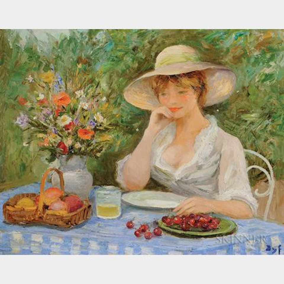 Un repas d"été by Marcel Dyf