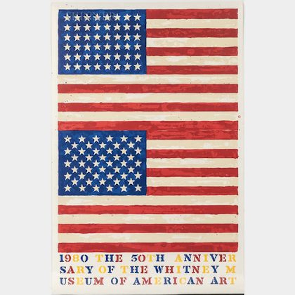 Two Flags (Whitney Anniversary) by Jasper Johns