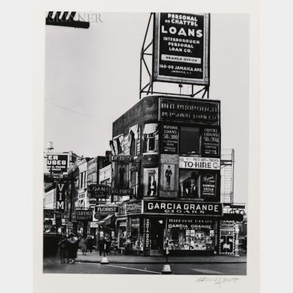 Billboards and Signs, Fulton Street between State Street and Ashland Place, Brooklyn by Berenice Abbott