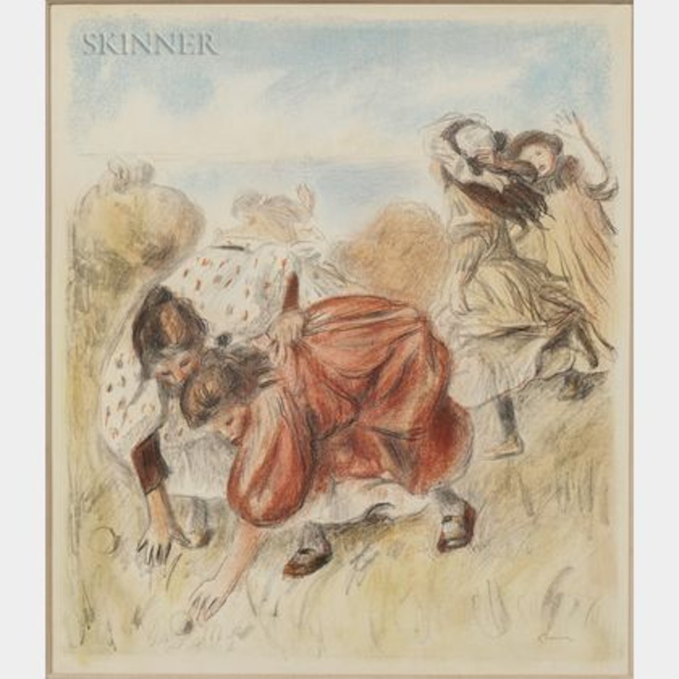 Enfants jouant à la balle by Pierre-Auguste Renoir